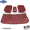 66ps08c Pui Grand Prix Rear Seat Upholstery Covers Metallic Red Armrest