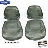 69fs24u Pui Camaro Front Bucket Seat Upholstery Covers Dark Metallic Green