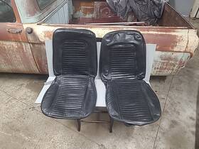K1026900101 Pui 1969 Chevy Camaro Front Bucket Seat Vinyl Upholstery -