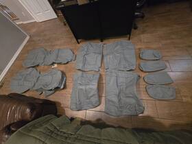 Fzj80 Ridies 27711 1990-1997 Toyota Land Cruiser Gray Leather Seat Upholstery Grey New Set