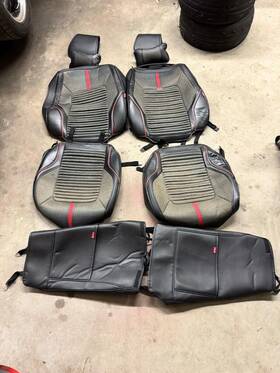 Sc-gyrd1-spt-1st Rixxu Super Sport Series 1st Row Dark Gray Seat Covers With Black Sides Sc-gyrd