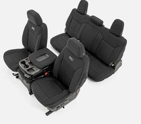 91039 Rough Country Seat Covers 2019-24 Chevy/gmc 1500 Neoprene Free Shippin