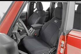 91059 Rough Country Neoprene Seat Covers For 2021-2025 Ford Bronco 4-door -