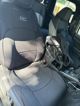 91062 Rough Country Front And Rear Neoprene Seat Covers For 2024 Toyota Tacoma -