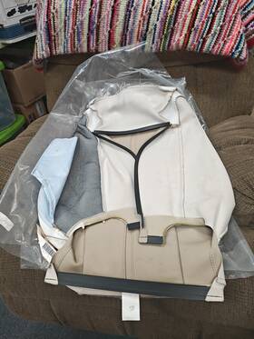 12823719 Saab New Oe 9-5 Front Rh Seat Upper Cover Leather Upholstery 2010 2011