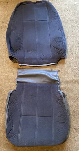 9530304 Saab Seat Cover For Front Back And Bottom. 900 Blue Cloth O.e