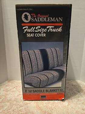 02252-02 Saddleman The Original Full Size Truck Seat Cover Saddle Blanket Vintage