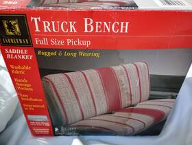No.02252-04 Saddleman 02252-04 Vtg Truck Seat Cover Aztec Western Part Full Sz Bench #250