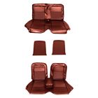 Sb67mrnv Mustangs Unlimited Front Rear Bench Seat Upholstery Maroon Mustang Convertible