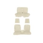 Sb68whtc Mustangs Unlimited Front Rear Bench Seat Upholstery White Mustang Coupe