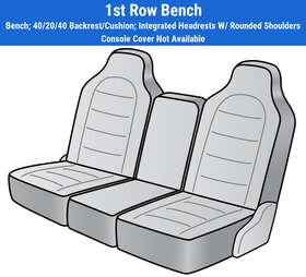 Dds-13765 Seat Designs Neosupreme Covers For 1999-2000 Ford F-350 Super Duty