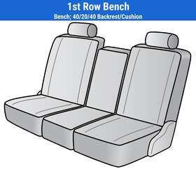 Dds-14197 Seat Designs Scottsdale Covers For 2023 Ford F-550 Super Duty
