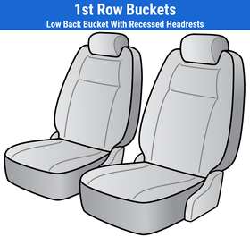 Dds-15983 Seat Designs Genuine Neoprene Covers For 2015-2022 Gmc Canyon