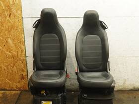 202-61121b Smart 2016 Fortwo W453 Seat Leather Bucket Manual Front Left Right Set Of 2 Oem