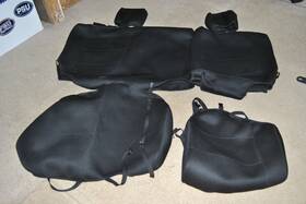 56647901 Smittybilt Gear Custom Fit Rear Seat Cover - Black For 07-18 Jeep Jku