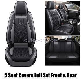 D2.tyzt01.h Soillar For Toyota Car Faux Leather Front Rear Seat Cover Protector Cushion Accessories