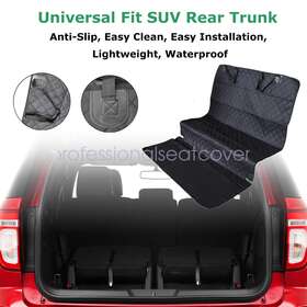 Z2.cwzt01.h Soillar Suv Rear Trunk Cargo Liner Fits Dogs Floor Seat Mat Waterproof Cover Universal