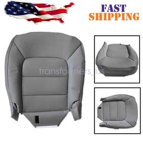 Z2.kexzy01.h Soillar Fits 2005 2006 Ford Expedition Xlt Passenger Bottom Leather Seat Cover Gray