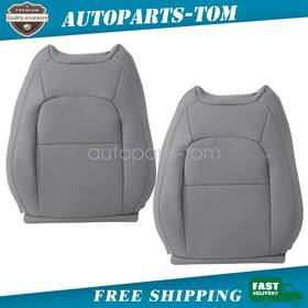 Z2.klkb04.h Soillar Z2.klkb03.h 2015 To 2022 For Chevy Colorado And Gmc Canyon Front Top Seat Cover Gray Leather