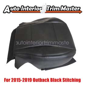 Z2.sozy05.h Soillar For 2015-2019 Subaru Outback Left Driver Bottom Leather Ac Seat Cover Black