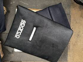 Sparco Tlx-spa01031-cl360a70 Seat Cushions/pads Set Of 2 Detachable Velcro Style