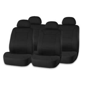 Sp11073708p Speedy 10 X Embossed Cloth Black Car Seat Cover For Nissan Infiniti Toyota Lexus Chevy