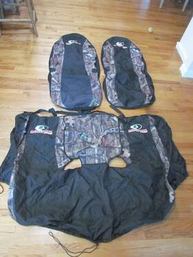 Msc9409 Spg Signature Products Group Mossy Oak Break-up Infinity Camo Seat Covers High Back Pair With Rear Cover