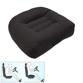 Srutirbo 438641504047 Car Booster Seat Cushion Raise The Height For Short Onesize Pure Black