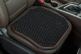 Ssiku 761989077314 Wood Beaded Car Seat Cushion Massaging Durable Covers For Cars Chair Trucks 1-pc