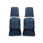 Su65blu Mustangs Unlimited Bucket Seat Upholstery Blue Mustang Standard Interior