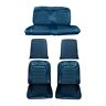 Su65bluv Mustangs Unlimited Front Rear Bucket Seat Upholstery Blue Mustang Convertible