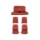 Su65redc Mustangs Unlimited Front Rear Bucket Seat Upholstery Red Mustang Coupe Su65redc Mustangs Unlimited Front Rear Bucket Seat Upholstery Red Mustang Coupe