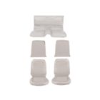 Su65whtf Mustangs Unlimited Front Rear Bucket Seat Upholstery White Mustang Fastback Su65whtf Mustangs Unlimited Front Rear Bucket Seat Upholstery White Mustang Fastback