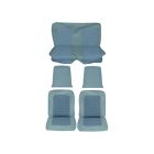 Su66aquc Mustangs Unlimited Front Rear Bucket Seat Upholstery Aqua Mustang Coupe