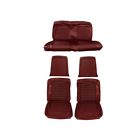Su66mrnv Mustangs Unlimited Front Rear Bucket Seat Upholstery Maroon Mustang Convertible
