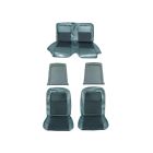 Su67aquv Mustangs Unlimited Front Rear Bucket Seat Upholstery Aqua Mustang Convertible Su67aquv Mustangs Unlimited Front Rear Bucket Seat Upholstery Aqua Mustang Convertible