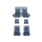 Su67bluc Mustangs Unlimited Front Rear Bucket Seat Upholstery Blue Mustang Coupe