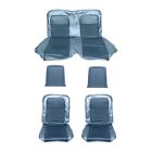 Su67bluv Mustangs Unlimited Front Rear Bucket Seat Upholstery Blue Mustang Convertible
