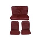 Su67mrnc Mustangs Unlimited Front Rear Bucket Seat Upholstery Red Mustang Coupe Su67mrnc Mustangs Unlimited Front Rear Bucket Seat Upholstery Red Mustang Coupe