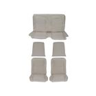 Su67pchc Mustangs Unlimited Front Rear Bucket Seat Upholstery Parchment Mustang Coupe Su67pchc Mustangs Unlimited Front Rear Bucket Seat Upholstery Parchment Mustang Coupe