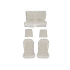 Su68pchv Mustangs Unlimited Front Rear Bucket Seat Upholstery Parchment Mustang Convertible
