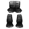 Su70blkc Mustangs Unlimited Front Rear Bucket Seat Upholstery Black Mustang Coupe Su70blkc Mustangs Unlimited Front Rear Bucket Seat Upholstery Black Mustang Coupe