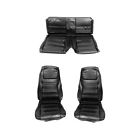 Su70blkf Mustangs Unlimited Front Rear Bucket Seat Upholstery Black Mustang Fastback Su70blkf Mustangs Unlimited Front Rear Bucket Seat Upholstery Black Mustang Fastback