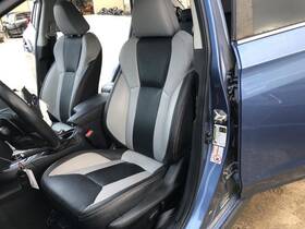 64100fl050 Subaru 2018-2023 Crosstrek Left Front Driver Bucket Seat Black Gray Leather 8638