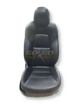 202.ts1p21 Tesla 19 20 21 22 23 Model 3 Passenger Right Front Seat Black Vegan Leather
