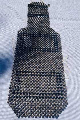 The Original Comfossager 095954104607 Vintage Retro 70s Style Wooden Beaded Massage Chair Car Seat Cover #1046/gray