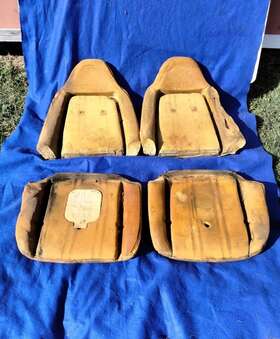 In12559a The Parts Place Inc. 1973-1977 Gm A Body Front Bucket Seat Foam Bun Cushion Swivel Set