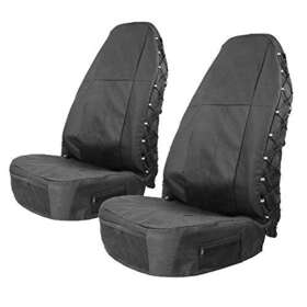 Tirol 713153980081 Waterproof Front Seat Covers High Back Cover Universal Black
