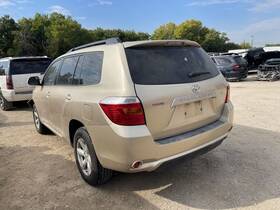 220.to1f08 Toyota Third 3rd Row Seat 2008-2010 Highlander Fc40 Tan Leather Bench 988441