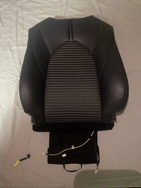 71074-42b80-c0 Toyota New Oem Lh Upper Leather Seat Cover 2019-2023 Rav4 Xse Black Grey Nice